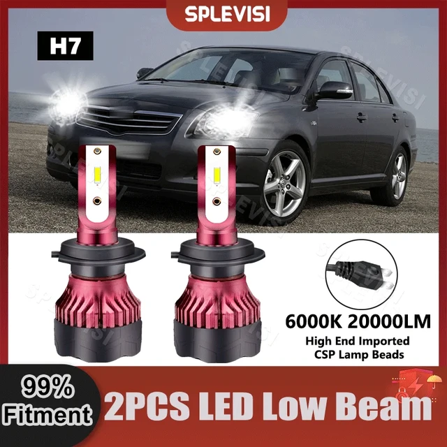 H7 LED Kit for Nissan Qashqai J10 Facelift Low Beam Lenticular | LED Bulbs  CANbus 6500K 12000LM
