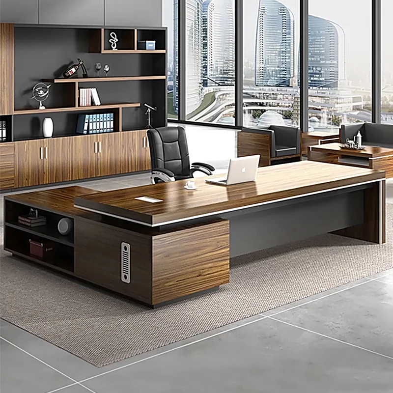Metal Writing Desk Work Gaming Modern Drawers Coffee Office Desks Bedroom Shelf Luxury Scrivanie Per Computer Modern Furniture