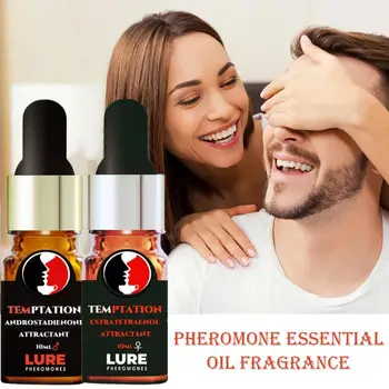 Profumo seducente ai feromoni dell'uomo per attirare la donna Fragranza affascinante Donne che flirtano Incontri Profumo Spray per il corpo a lunga durata Regalo