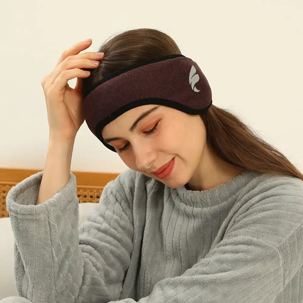 Sleep Mask Blackout With Ear Muffs For Relaxing Sleep Earmuff Earphone Set Sleeping Blindfold Anti-noise Earmuff For Sleep 5