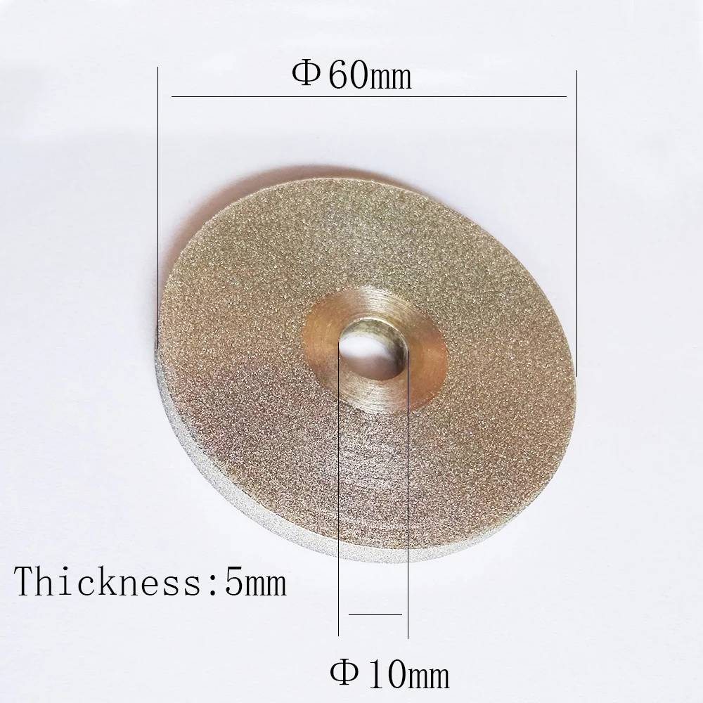 Electroplate Coated Diamond Grinding Wheel Metal Base Diameter 60mm ...