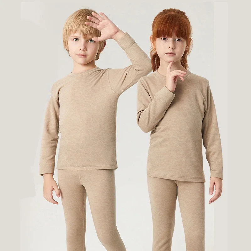 Kids Winter Thermal Pajama Set 1