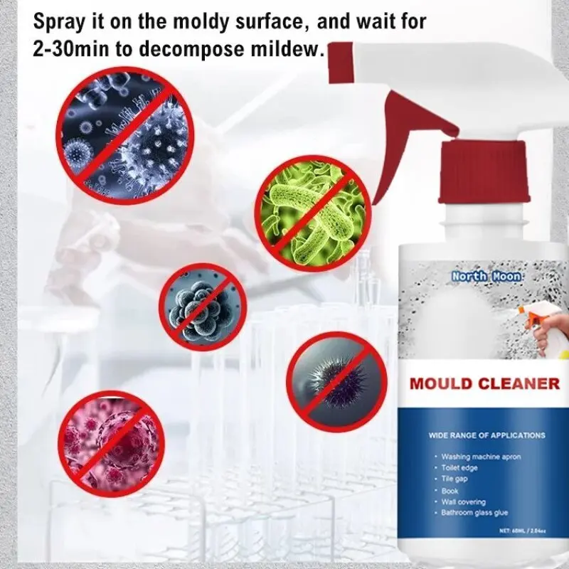 Household Mildew Removal Spray Wall Mildew Remover Stain Remover Spray Active Mould Removal Foam