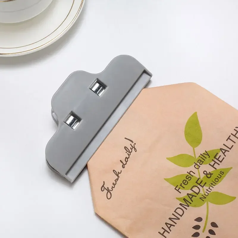 Portable large Kitchen Storage Food Snack Seal Sealing Bag Clips Sealer Clamp Plastic Tool 5Pcs/lot