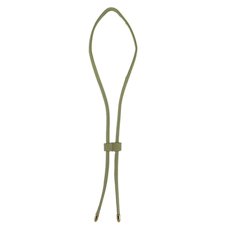 4pcs PU Leather Bag Strap DIY Replacement Bucket Bag Drawstring Rope Backpack Beam Pocket Purse Accessories