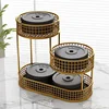 3 Tiers Countertop Fruit Basket,Portable Fruit Bowle Basket Kitchen Organizer Storage & Dining Room Fruits Vegetable Snacks 6
