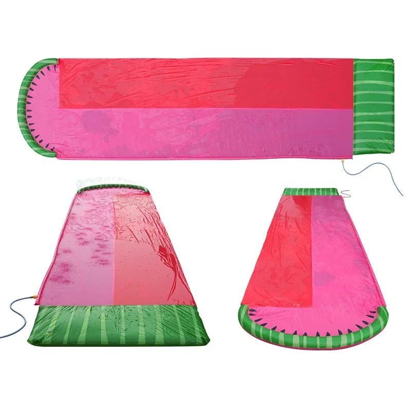 Watermelon Double Water Slide Outdoor Water Toy for Children's Jet Slide Double Surfboard Kids outdoor water toy