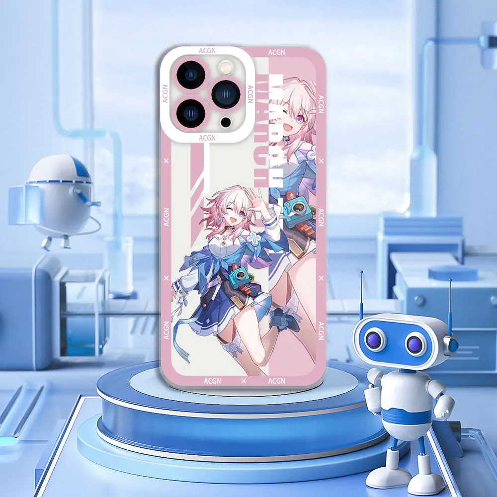 Elegant Honkai Star Rail Kafka Blade Clear Soft Phone Case Cover