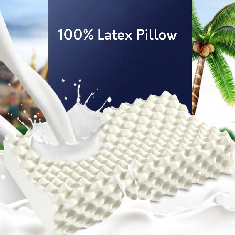 Latex Pillow For Adult And Children Natural Latex Neck Pillow Memory Gift Pillow Thailand High Quality Latex Pillow 6