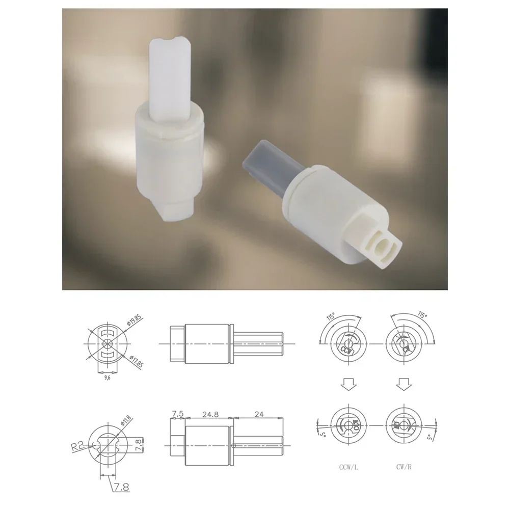 Toilet S-eat Rotary Damper Hydraulic Soft Close Hinge 2pc Toilet Lid Hinges Cover Mounting Fixing Connector- toilet seat accessories,toilet hinge replacement