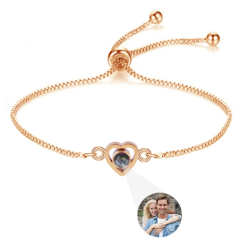 Bracciale Personalizzato CPJJ - Ti Amo In 100 Lingue Con Proiezione - Foto 2