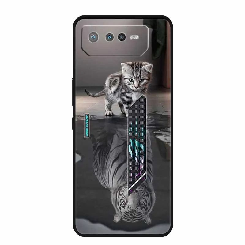 Fashion Soft TPU Silicone Back Case for Asus ROG Phone - Trendy Protective Phone Cover Bumper