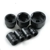 1/2" Short Impact Socket Adopter Air Sockets 6 Point 10 12 13 14 16 17 18 19 34 36 38 41 46mm for Electric Impact Air Pneumatic 2