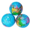 6Pcs Mini Earth Stress Balls Finger Exercise PU Globe Squeezable Balls Educational Foam Squeezable Balls Gifts for Boys Girls 6
