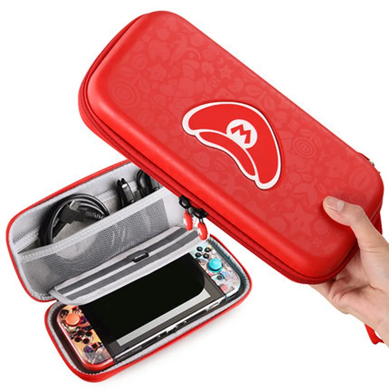 New Super Mario Game Carrying Case for Nintendo Switch Oled Protective Case  Storage Bag PU Travel Portable Pouch Accessory Gift