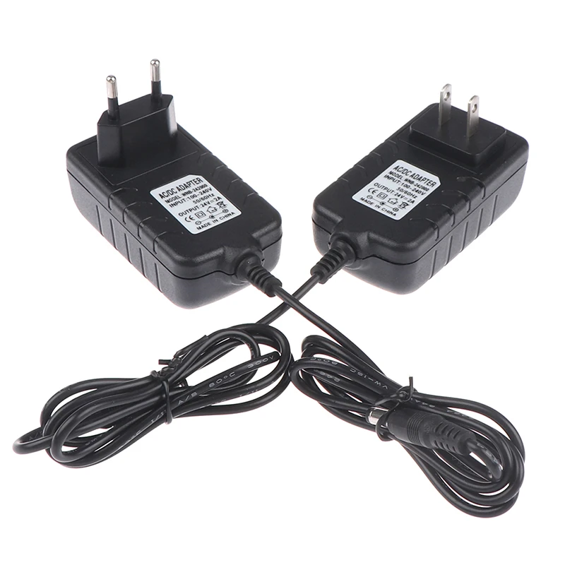 ● 1개 EU/US 전원 어댑터 UV LED 램프 24V 2A 48W 네일 드라이어 LED 전원 드라이버 플러그 네일 아트 도구에 적합