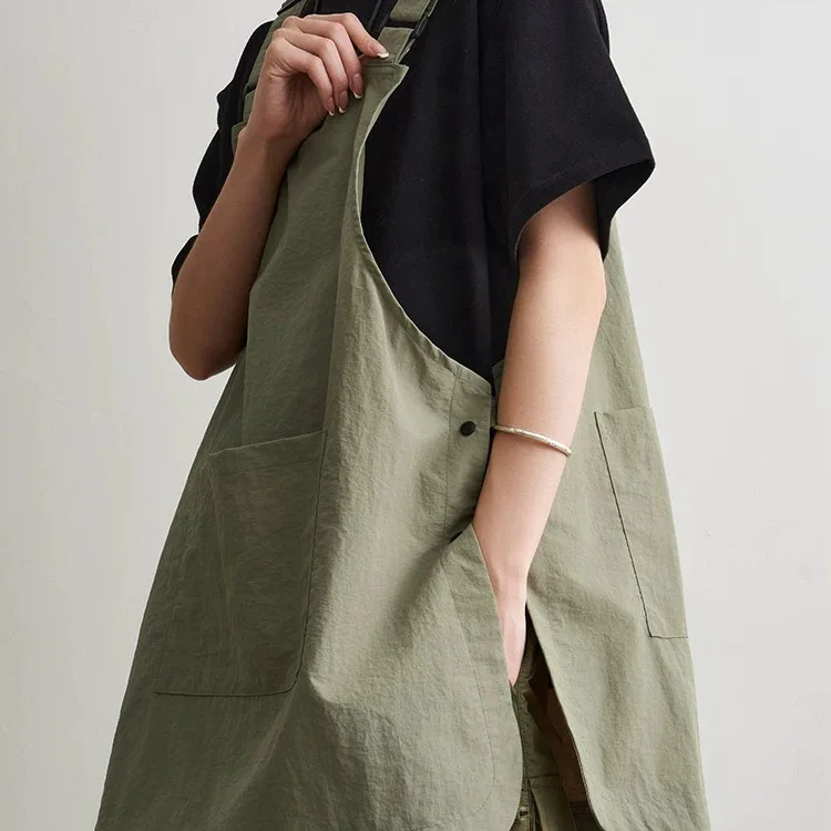 Description Picture 6 of itemAnti-pouring Sleeveless Aprons with Pocket Adjustable Outdoor Barber Coffee Shop Catering Apron Unisex Wear on Both Sides