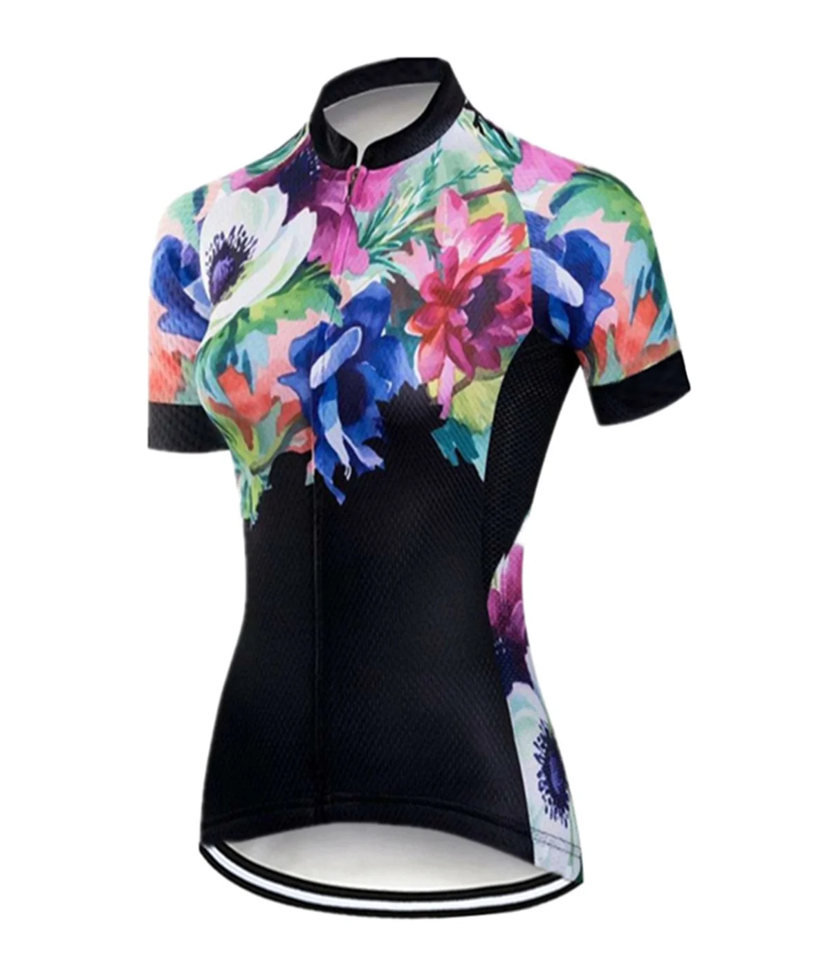 قميص ركوب الدراجات بأكمام قصيرة للنساء ، قميص الدر...