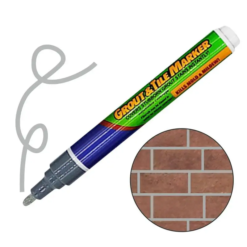 Tile Gap Filler Waterproof Grout Sealer Wall Gap Sealing Strip Grout Restorer Pen For Kitchen Bathroom