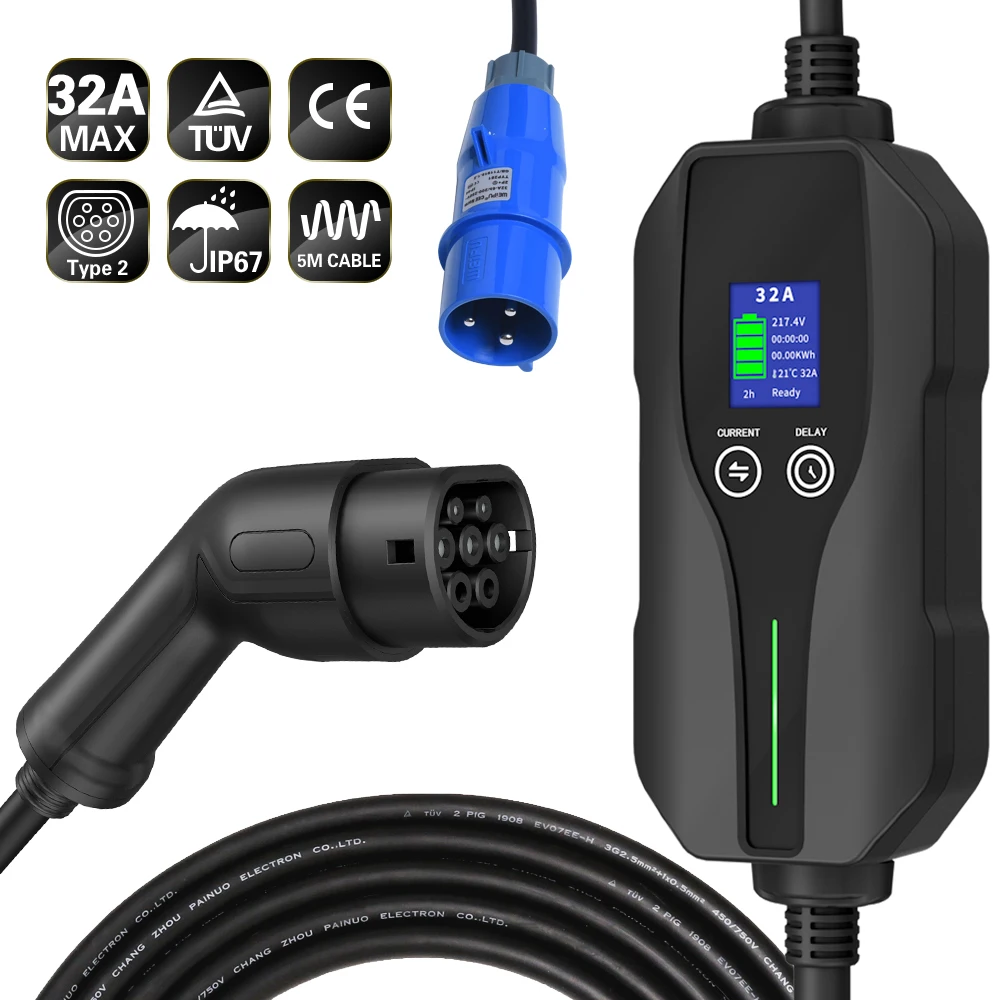 type2-car-charger-32a-protable-ev-charger-with-5m-cable-type2-10-16-20