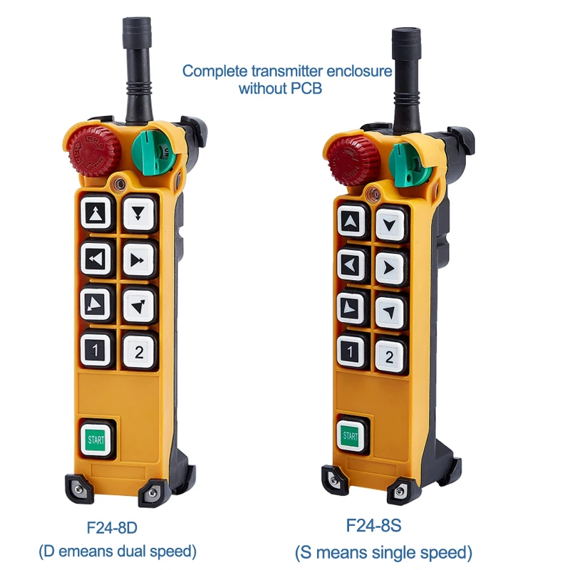 

UTING TELEcontrol Industrial Remote Control F24-8S F24-8D Accessories Transmitter Shell Box Repair Replacement Parts