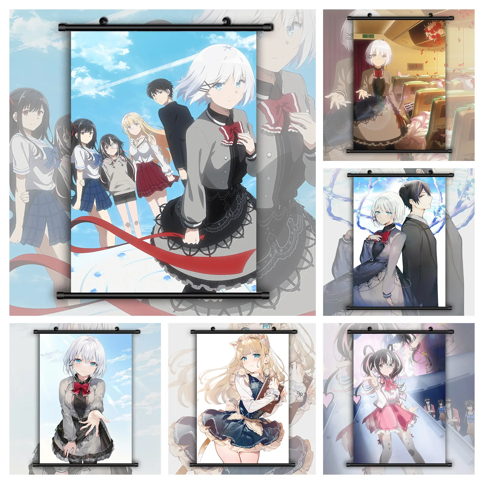 

Набор для алмазной вышивки «сделай сам» Nishikawa Yui, аниме мозаика, квадратный Набор для вышивки крестиком, домашний декор, настенное искусство