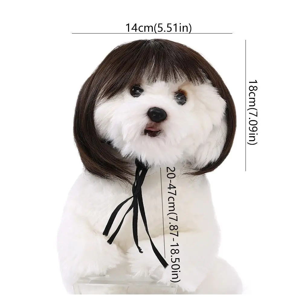 Colorful Adjustable Dog Wig 6