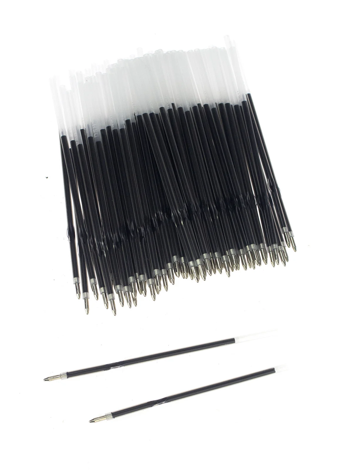 200pcs Ballpoint Pen Refill Cheap ball pens Lead Smooth Writing Wholesale Lot New 0.7mm Ball Red Blue Black Color Tip Office 3