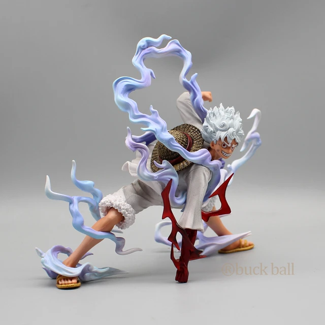 One Piece Action Figures - 10cm Luffy Sun God Nika Gear 5 PVC Model Figure  - ®One Piece Merch