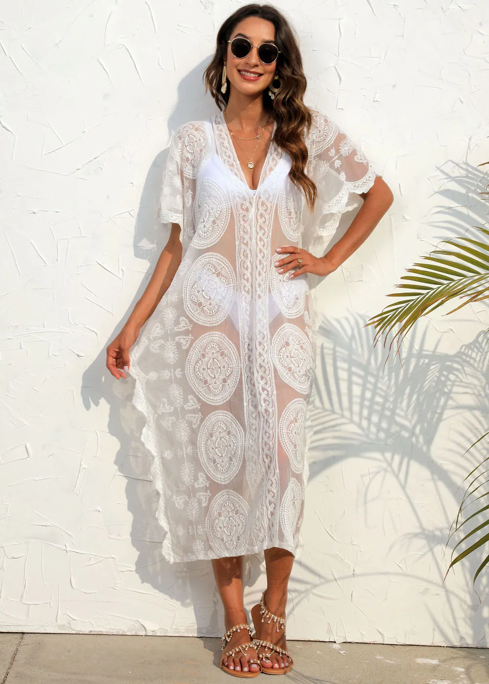 

Новинка 2022, женские бикини, Пляжная накидка, купальник, купальник, Пляжное платье, белое сексуальное длинное пляжное платье с открытым воздухом и кисточками, костюмы