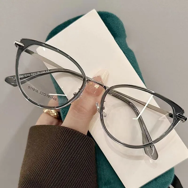 Myopia Glasses Woman Photochromic Fashion Cat Eye Eyeglasses Frames Outdoor UV Protection Mearsighted Sunglasses Myopia -1 - 5