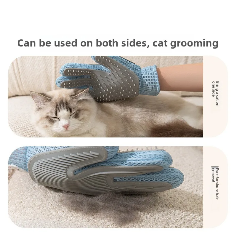 Cat Hair Removal Pet Hair Removal Brushing Dog Bathing Massage Comb Silicone Pet Supplies