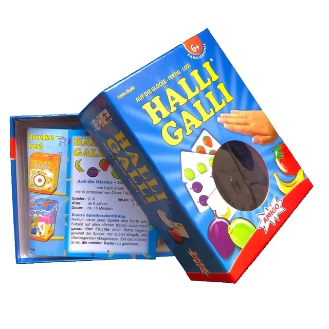 Halli Galli Tabletop Board Game Quick Response Family Leisure Party Activity Educational Multiplayer Interactive Card Toy XPY 3