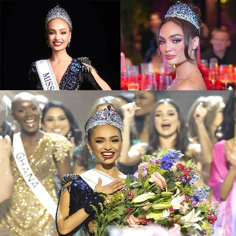 Большая Регулируемая свадебная тиара Miss Universe Force для хорошей короны (art.: 3920c18fffe91) - 3920c18fffe91