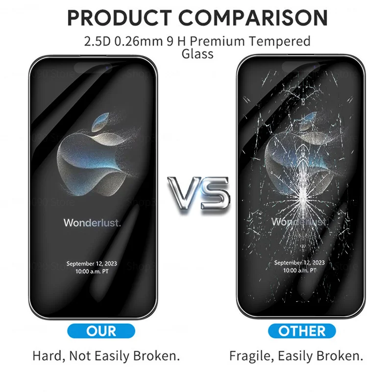 Premium 4-Pack Tempered Glass Screen Protector Set