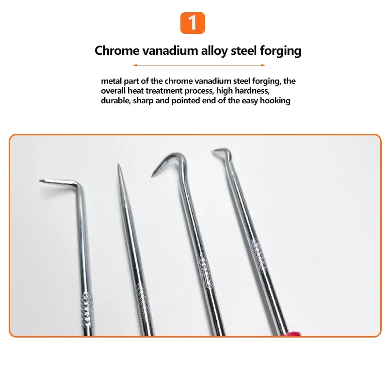 Sealing Repair Tools Car Auto Oil Seal Screwdrivers O-Ring Seal Puller Remover 4Pcs