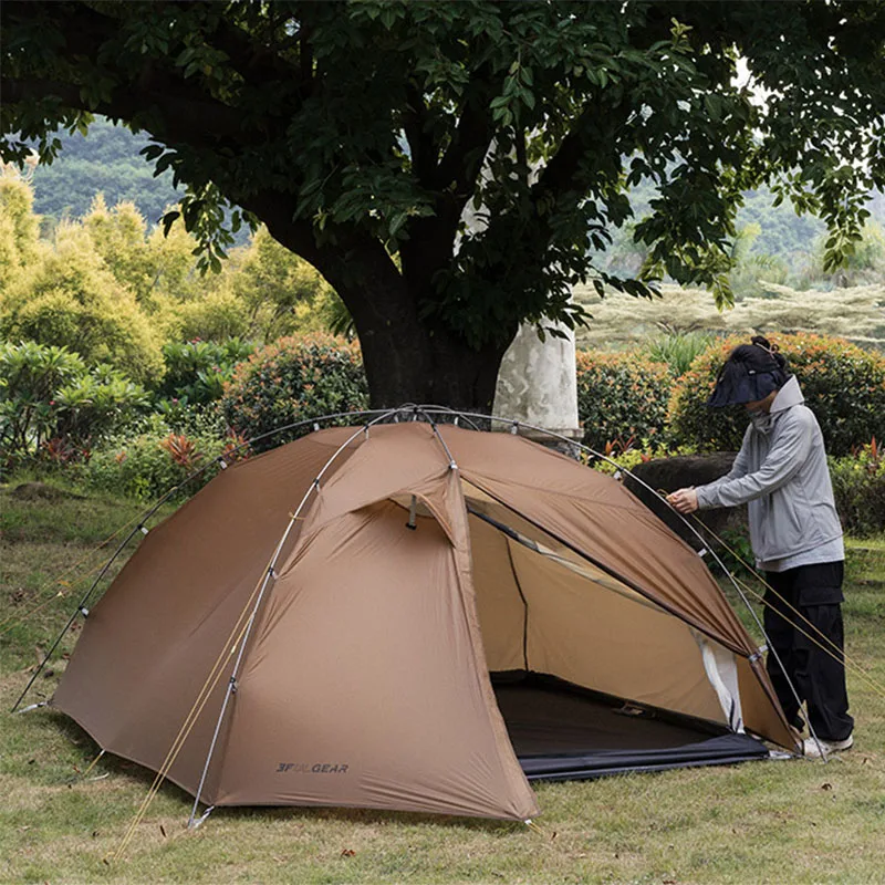 3F TAICHI 3 Three Person No-See-Um 3 Season/4 Season Camping 15D Silnylon Tent