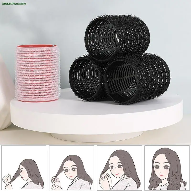 

3Pcs Hair Roller Set Self Grip Heatless Hair Curler Different Size No Heat Self-adhesive Curling Hairdressing Styling Tool