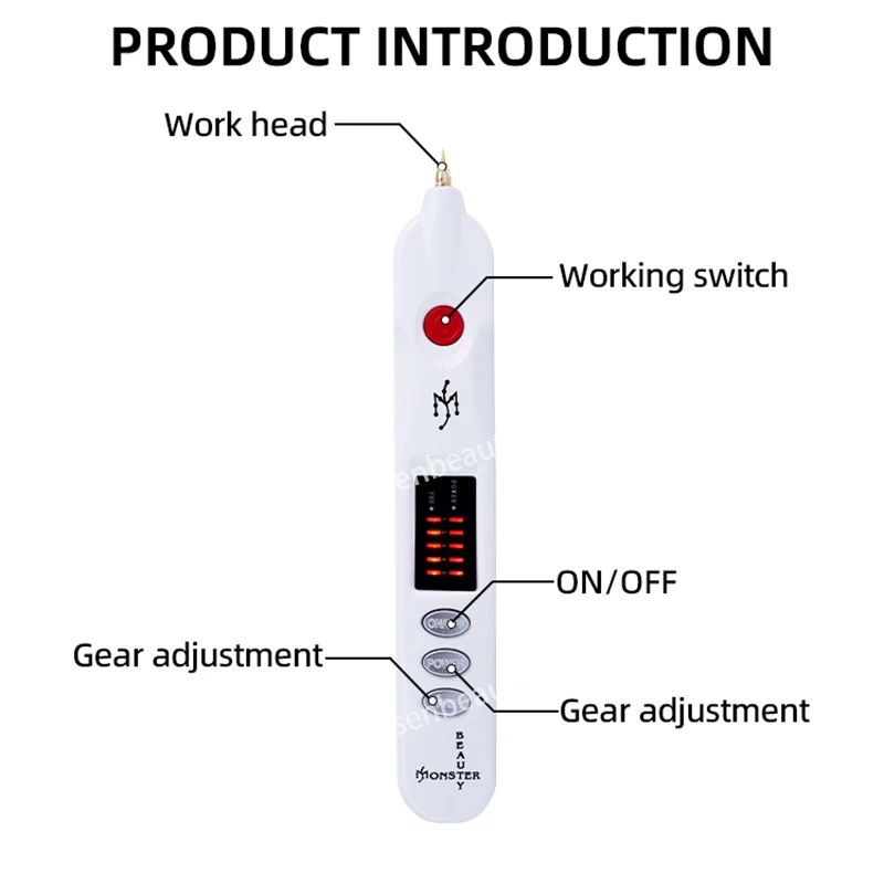 Beauty Care Tool Electric Plasma Pen Skin Mole Removal Freckle Machine Facial Wart Label Tattoo Removal Pen Blackhead skin care
