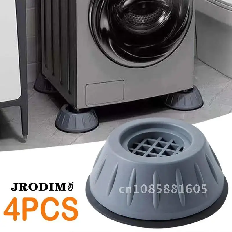 

4 Pieces Anti-Vibration Feet Pads Non-Slip Plastic Pad Fixed Dryer Refrigerator Base Universal for Home Washing Machine