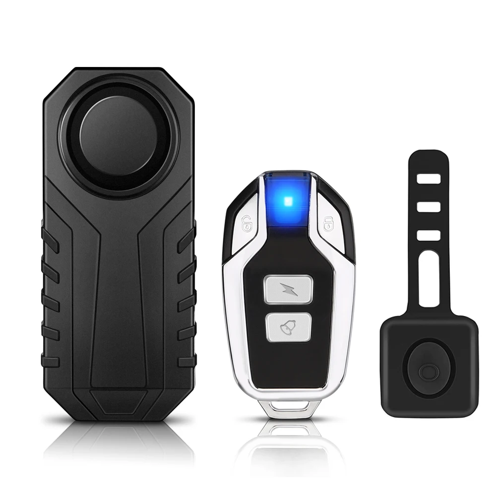 Wireless Motorcycle and Bicycle Security Alarm – 113dB Loud, Anti-theft, and Waterproof