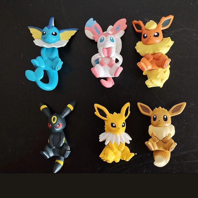 Figura Eevee Family Jolteon Flarreon Umbreon Espeon Glaceon Vaporeon Ciondolo Fatto A Mano Figura Modello Giocattoli