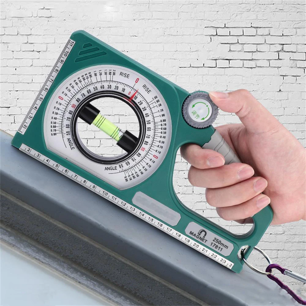Portable Mechanical Slope Meter Multifunction Measuring Instrument Angle Ruler