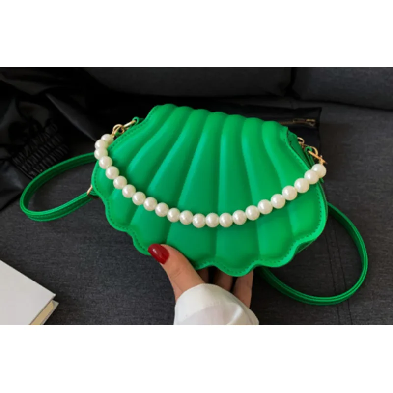 Bag Shell Shoulder Pearl Fashion Chain Crossbody Handbags For Women Casual High-Quality Messenger Versatile Luxury Multicolored
