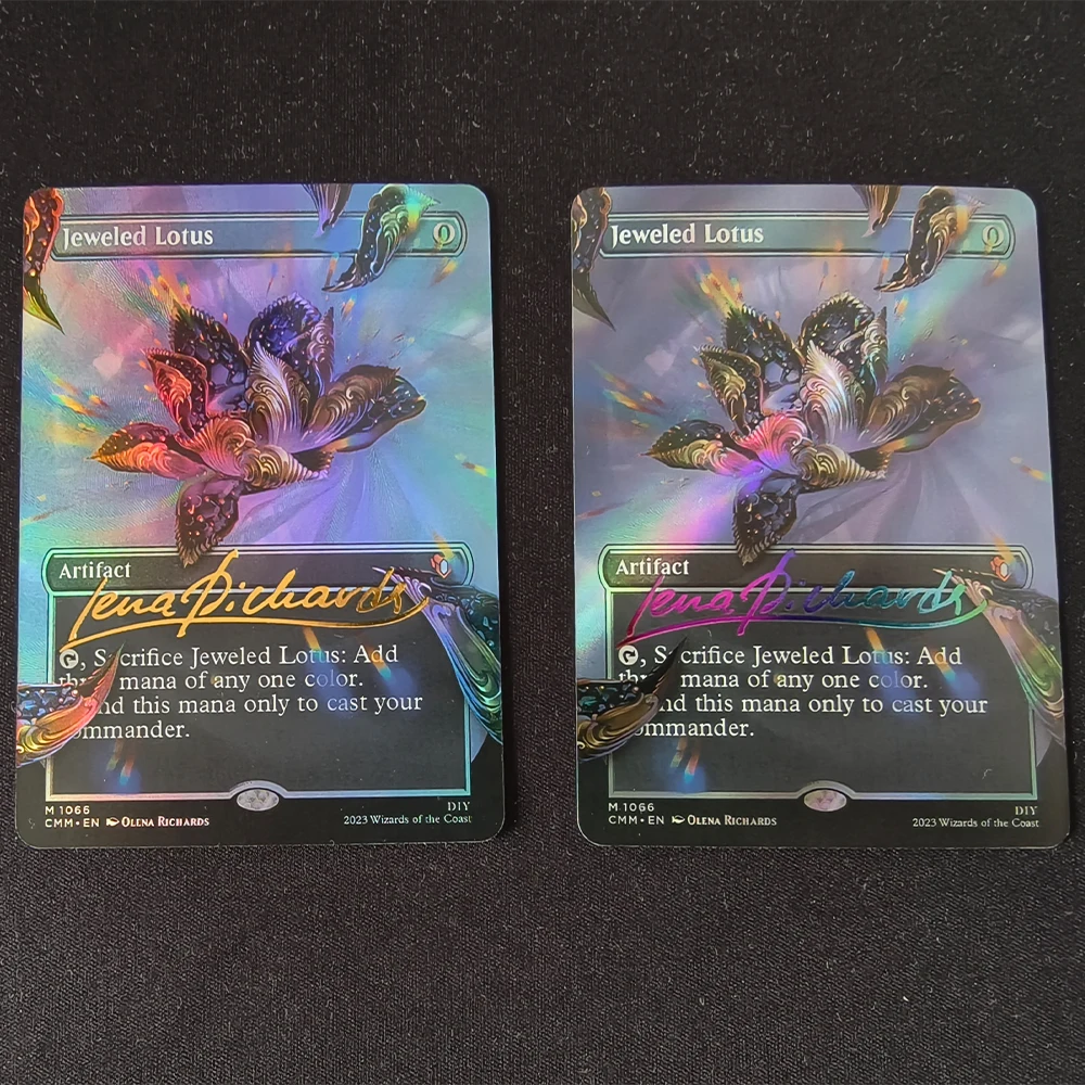 MTG Artifact Jeweled Lotus WS Collection Card Signature Card