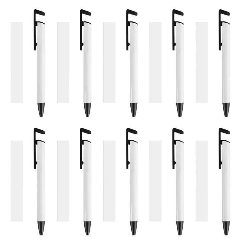 Retractable Ballpoint Pen with Shrink Films, Sublimation Pens Blank