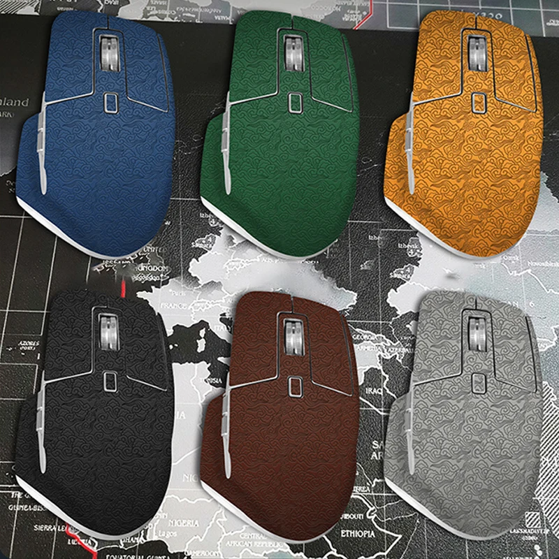 Mouse Grip Tape Skate Handmade Sticker Non Slip Lizard Skin Suck Sweat For Logitech MX Master3 GPW Wireless Mouse Accessories keyboard stickers vinyl film sticker