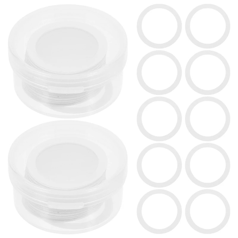 Description Picture 6 of item60 Pcs Kazoo Musical Instruments Flute Supplies Diaphragms Kids Film Accessories Membrane Replacement Child