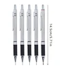 Metal Mechanical Pencil 0.3/0.5/0.7/0.9/2.0mm HB Automatic Pencil with Protective Cover Office School Writing Supplies 5