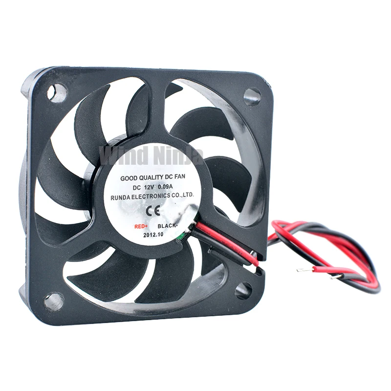 

RSH5010 5cm 50mm fan 50x50x10mm DC12V 0.09A 2pin 4500rpm Axial flow fan cooler cooling fan for power charger humidifier
